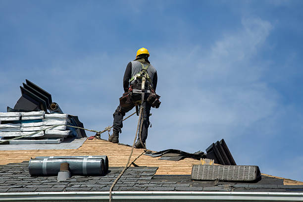 Professional Flat Roof Repair technician working in Winnebago, IL